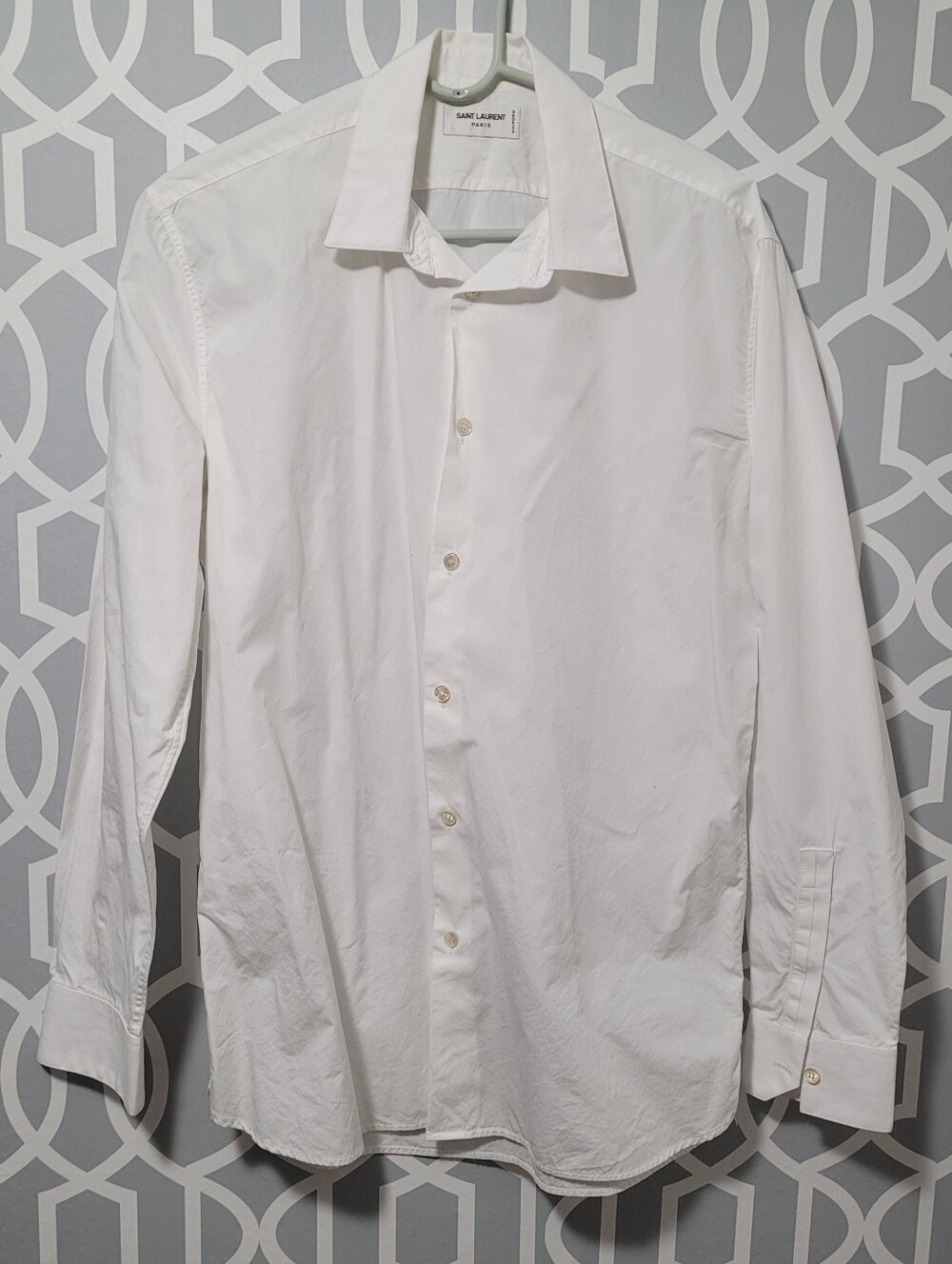 Saint Laurent White Button Down Shirt Size 40